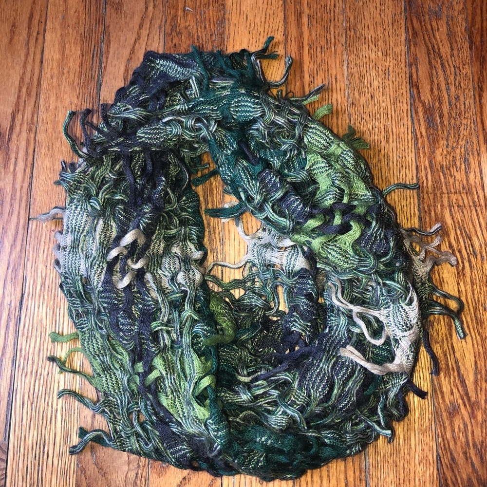 Green Infinity Scarf